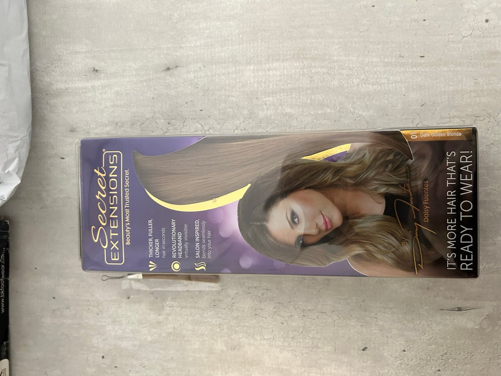 Secret Extensions Haarverlenging - Donkerblond, Ophalen of Verzenden, Nieuw, Pruik of Haarverlenging
