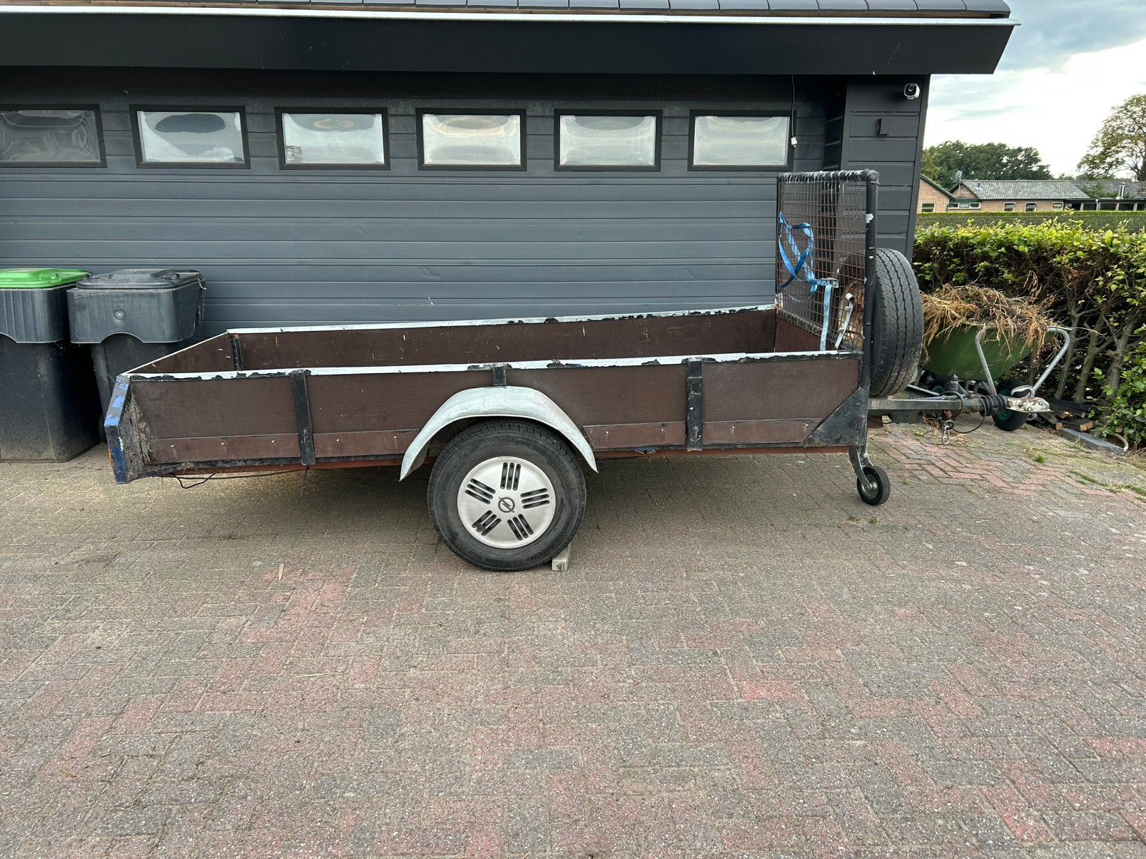 Aanhangwagen / kar - 3 meter (opknapper), Ophalen, Gebruikt