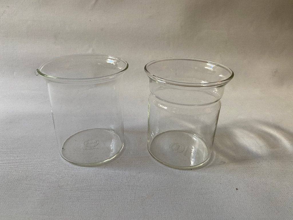 Retro Bodum Bistro Denmark glazen melkkannetje en suikerpot, Huis en Inrichting, Gebruikt, Overige typen, Ophalen of Verzenden