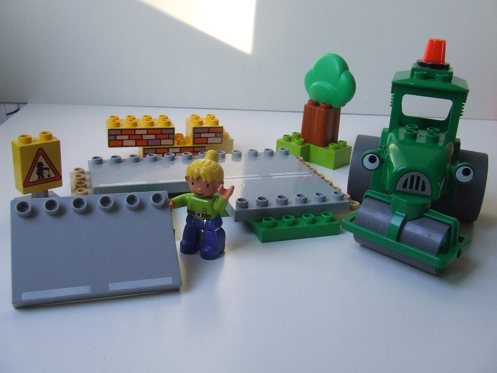 Duplo set 3295 – Roley’s straat set met Wendy (compleet), Gebruikt, Ophalen of Verzenden, Compleet, Duplo