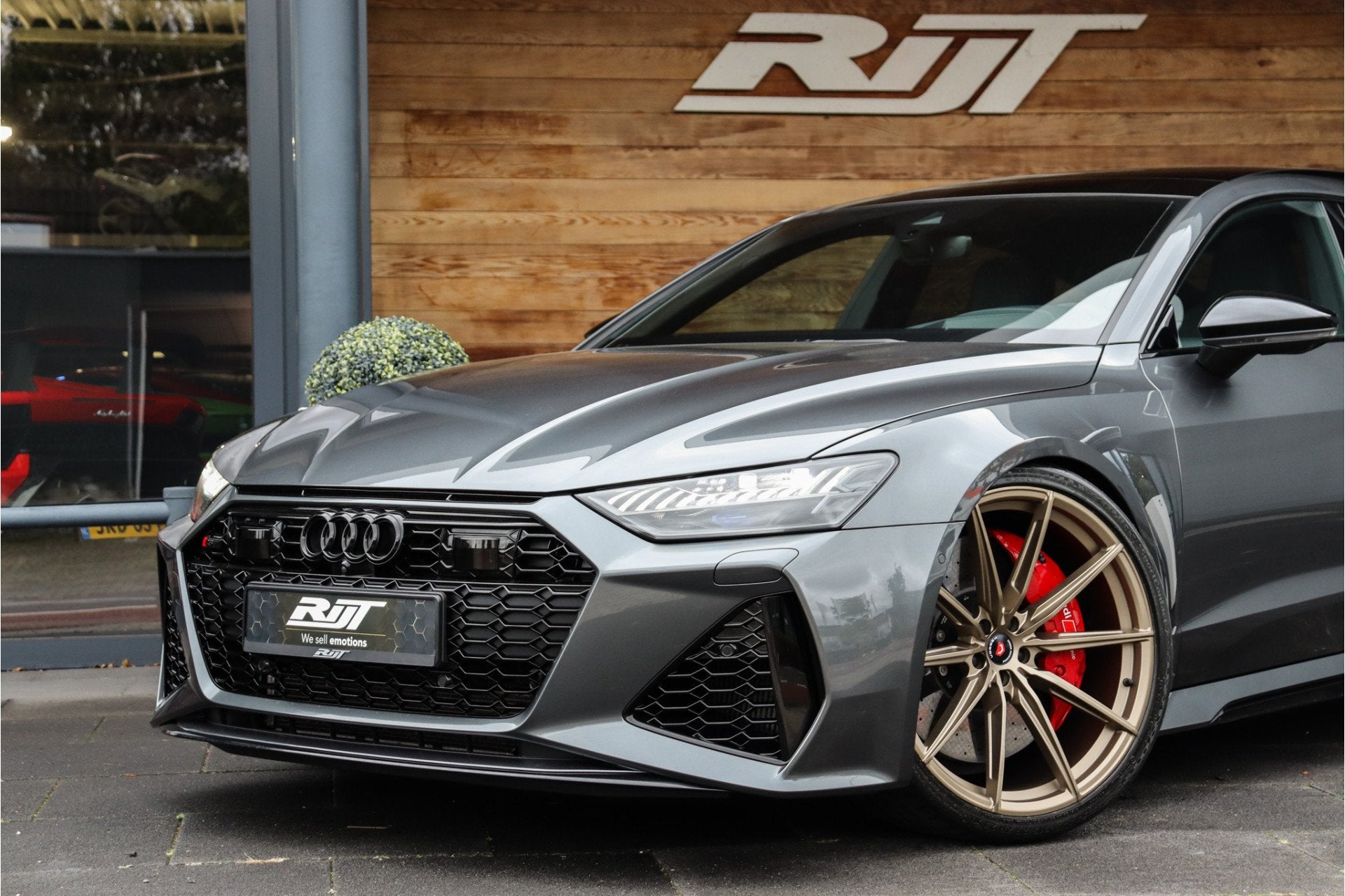 Audi RS7 4.0 V8 TFSI Quattro 600pk *OPF delete/Keramisch/HUD, Auto's, Automaat, Dealer onderhouden, Gebruikt, Bedrijf
