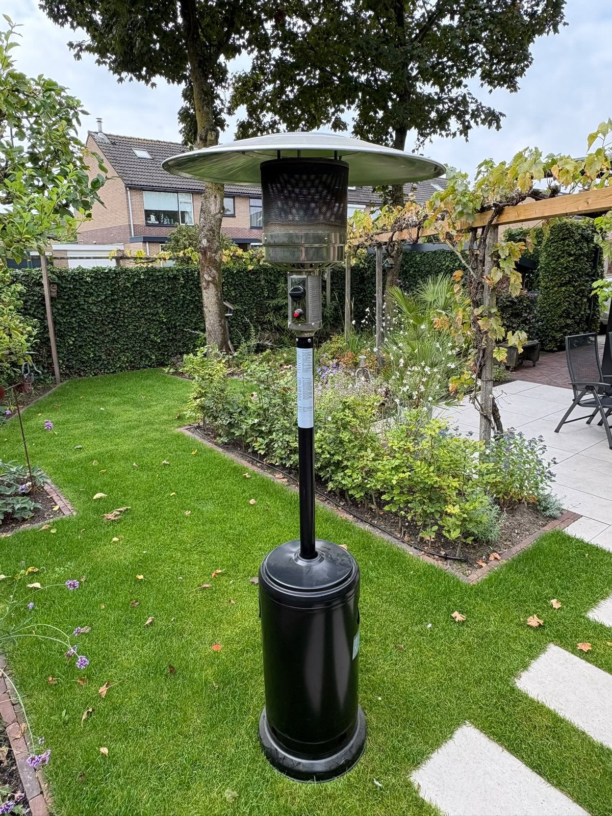 Terrasheater (op gas), Ophalen, Gebruikt, Gas, Vloer