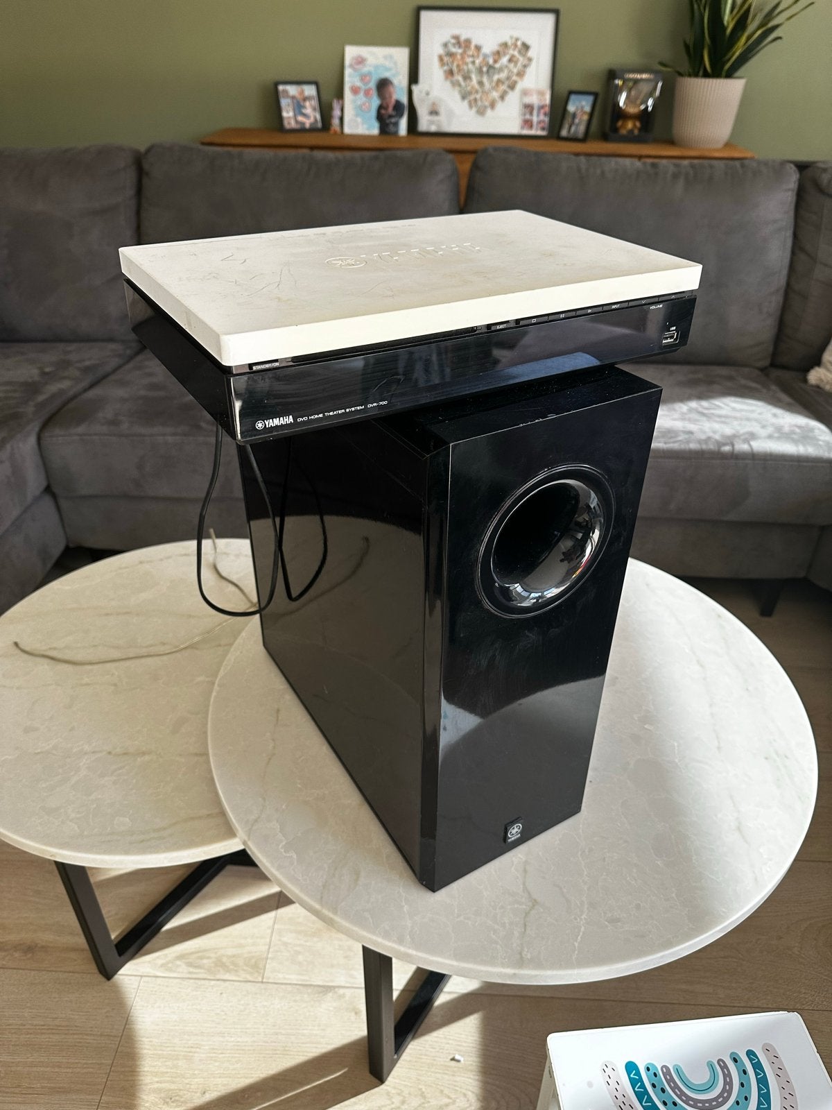 Yamaha DVR-700 DVD speler met DVX-700 subwoofer/receiver, Ophalen, Gebruikt, Dvd-speler, Overige merken