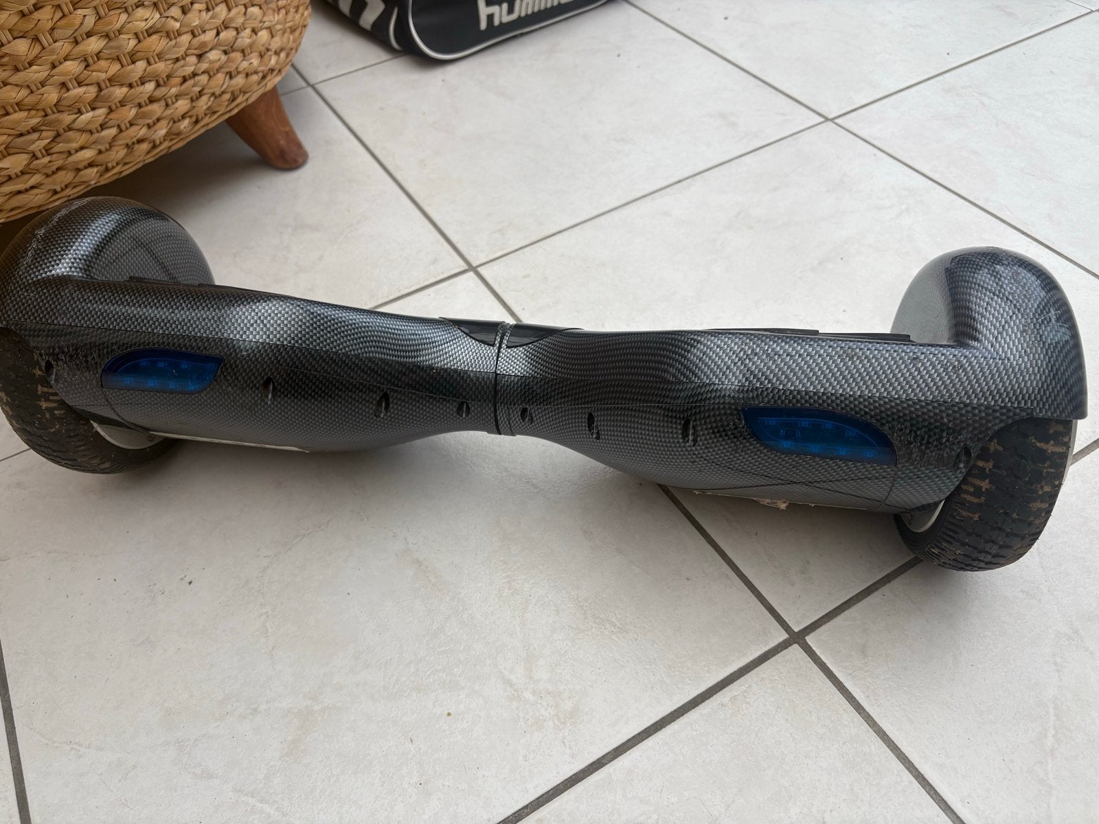 Hoverboard met koolstofvezel look, Ophalen of Verzenden, Gebruikt, Overige typen