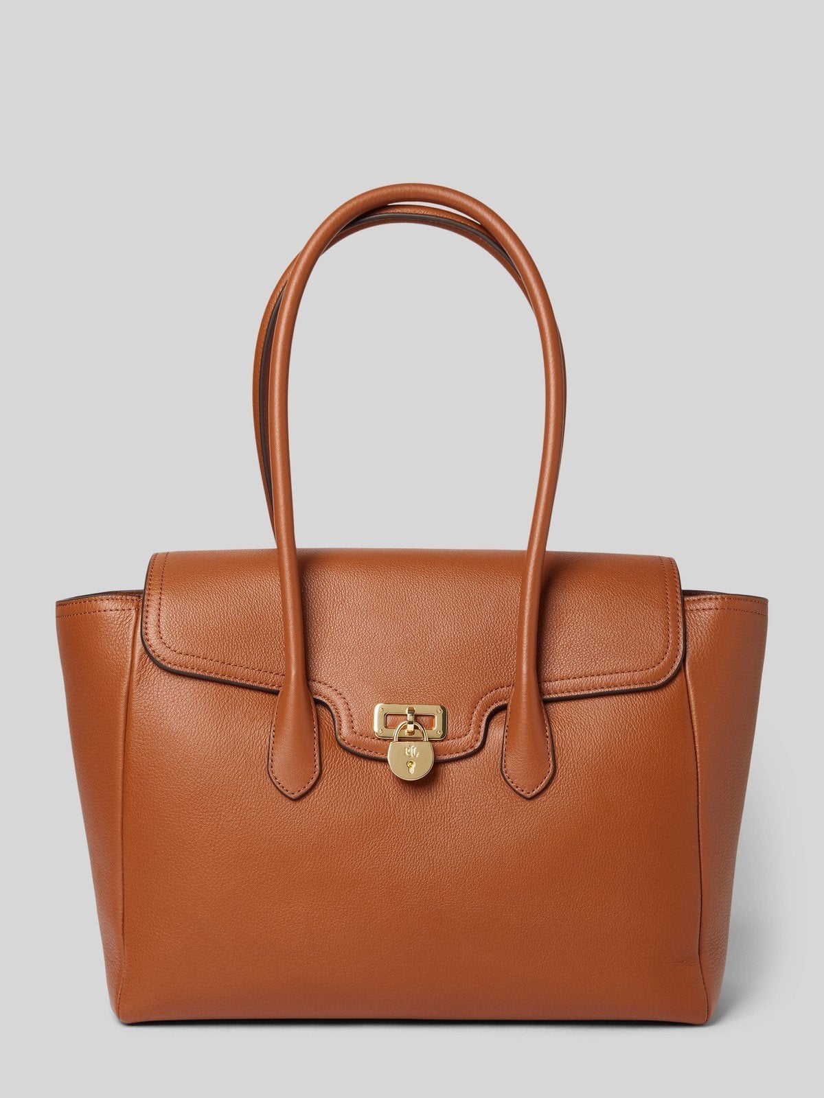 Ralph lauren leren handtas nieuw, Ophalen of Verzenden, Nieuw, Bruin, Handtas