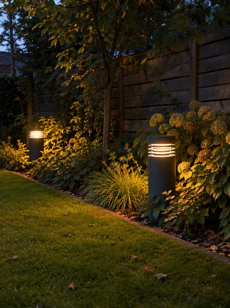 4 Design tuinlantaarns van staal van het kwaliteitsmerk BEGA