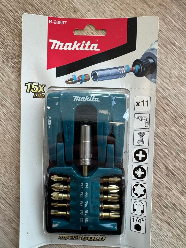 Makita B-28597 Bitset - Nieuw in verpakking, Ophalen of Verzenden, Nieuw