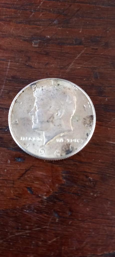 Kennedy Zilveren Halve Dollar 1964, Ophalen of Verzenden, Noord-Amerika, Losse munt, Zilver