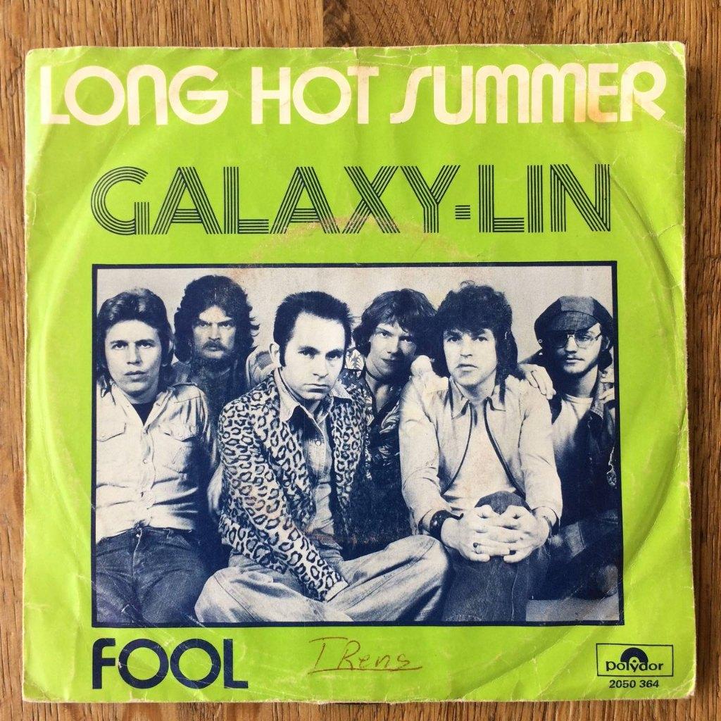Galaxy-Lin Long Hot Summer 7" nederpop 70s Robby van Leeuwen, Gebruikt, 7 inch, Single, Ophalen of Verzenden