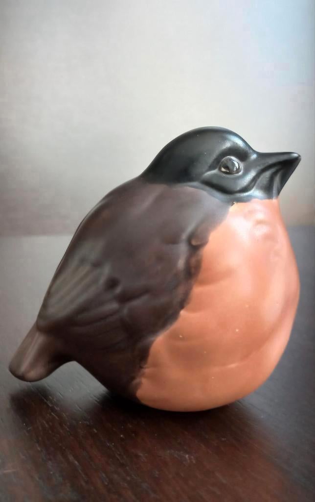 keramiek beeld dikke vogeltje , zeer fraai Art, Ophalen of Verzenden