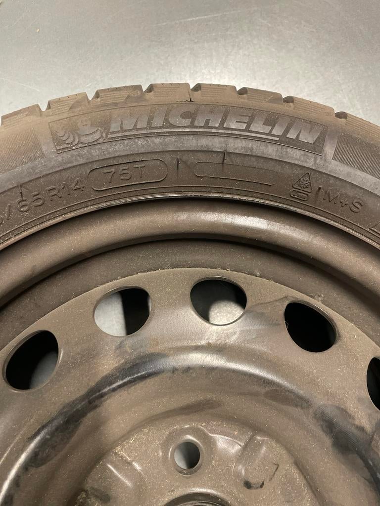 Michelin Alpine Winterbanden 155/65 R14 - Goed Profiel, Auto-onderdelen, Banden en Velgen, Ophalen, 14 inch, Gebruikt, 155 mm