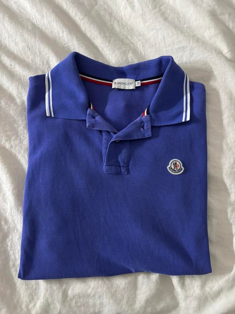 Moncler Polo, Ophalen of Verzenden, Zo goed als nieuw, Maat 48/50 (M), Paars