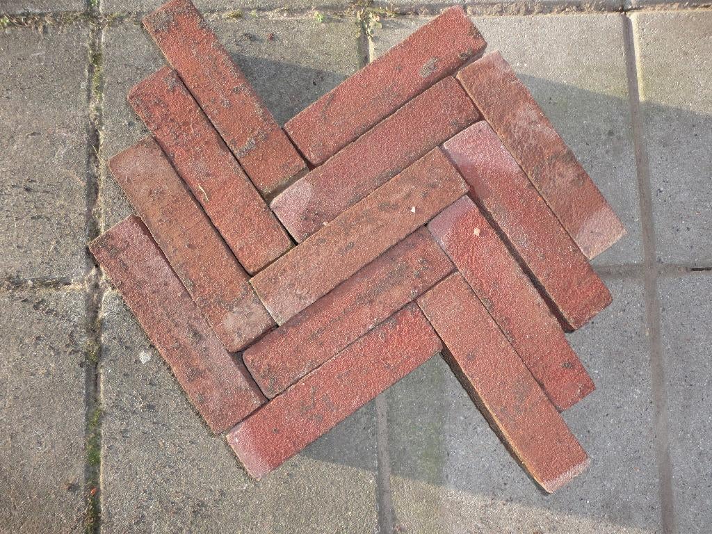 (Nieuw) gebakken klinkers, waalformaat, Tuin en Terras, Klinkers, Zo goed als nieuw, Natuursteen, 5 tot 10 m²