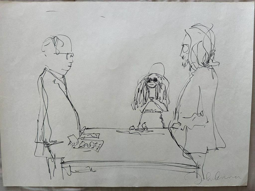 John Lennon litho print, Ophalen of Verzenden