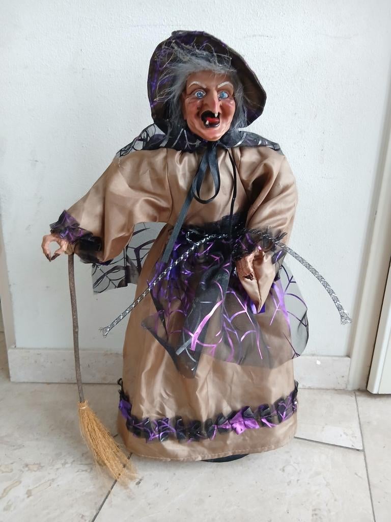 Heks, Ophalen of Verzenden, Gebruikt, Feestartikel, Halloween of Griezel