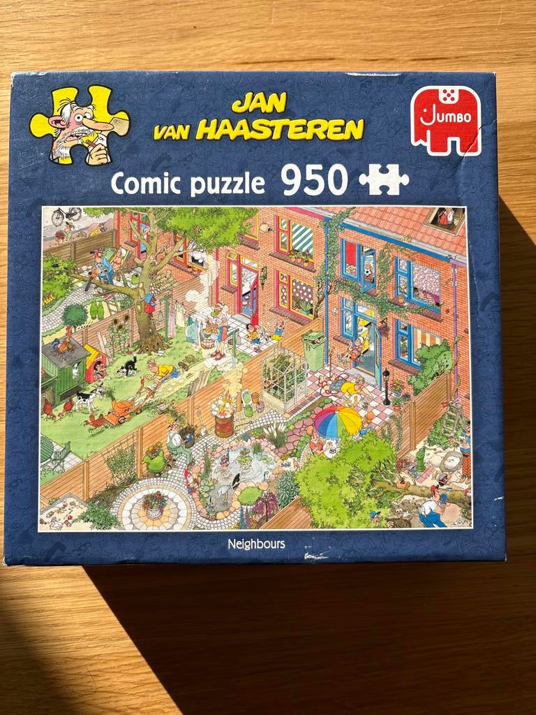 Jan van Haasteren Puzzel - Buren 950 stukjes, Ophalen, 500 t/m 1500 stukjes, Zo goed als nieuw, Legpuzzel