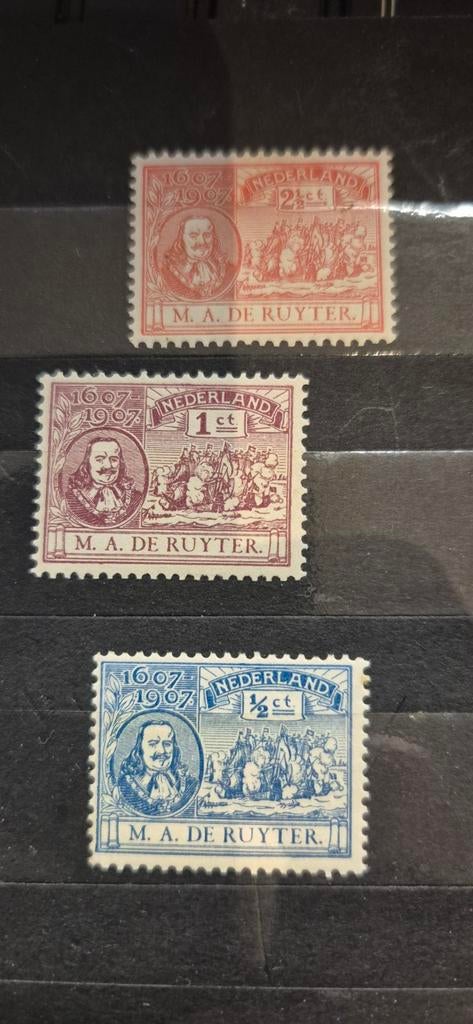 Nederlandse Postzegels M.A. de Ruyter, Ophalen of Verzenden, T/m 1940, Postfris