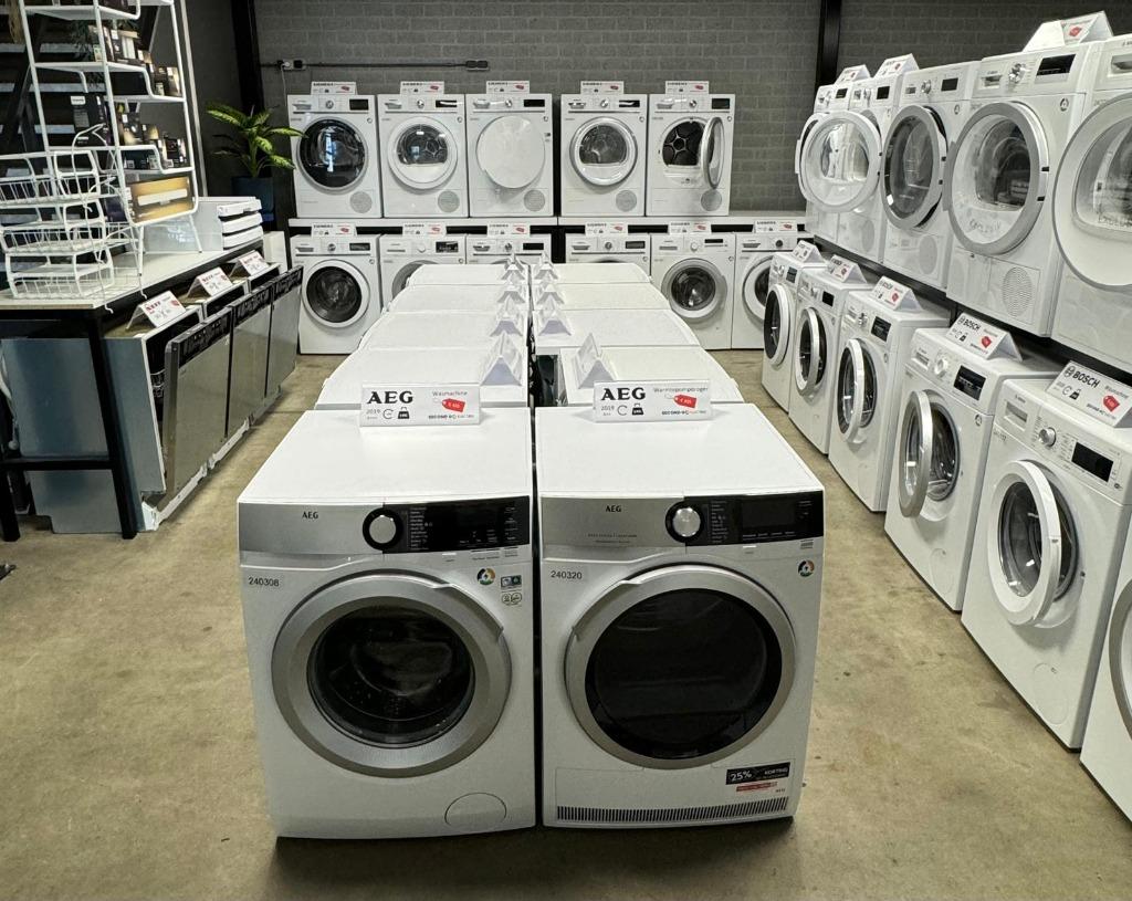 Wasdrogers en Wasmachines | Kom kijken in de showroom!, Ophalen, Overige typen, 8 tot 10 kg, Refurbished
