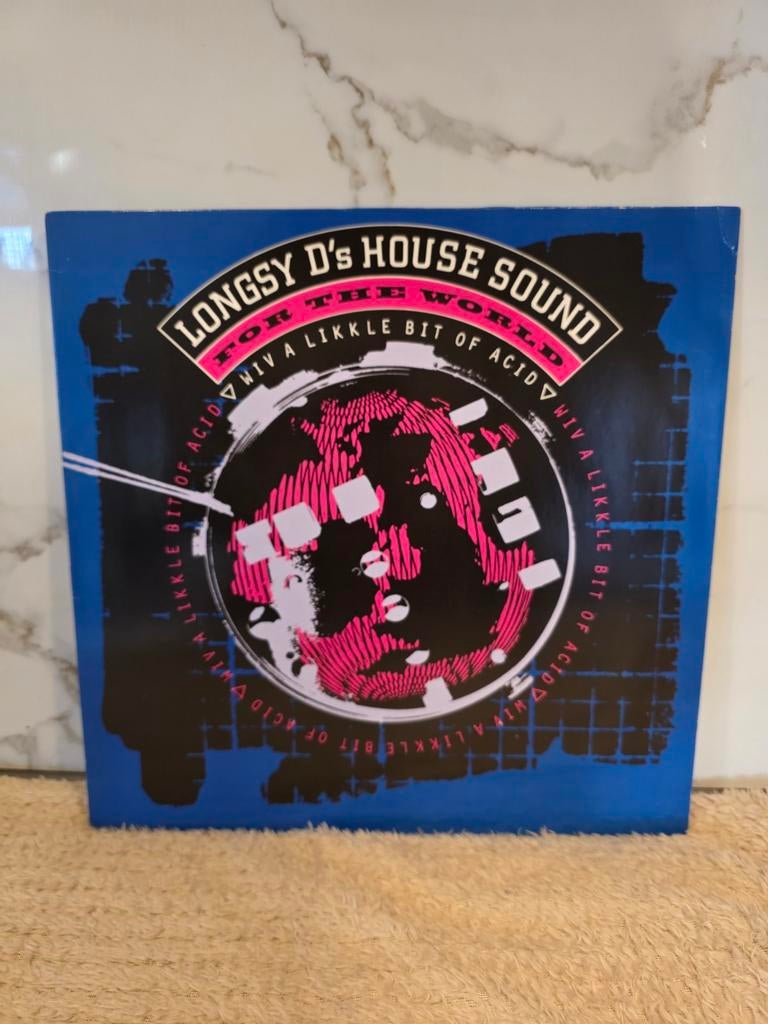 Longsy D’s House Sound – For The World (12"), Cd's en Dvd's, Vinyl | Dance en House, Zo goed als nieuw, Dance Populair, 12 inch