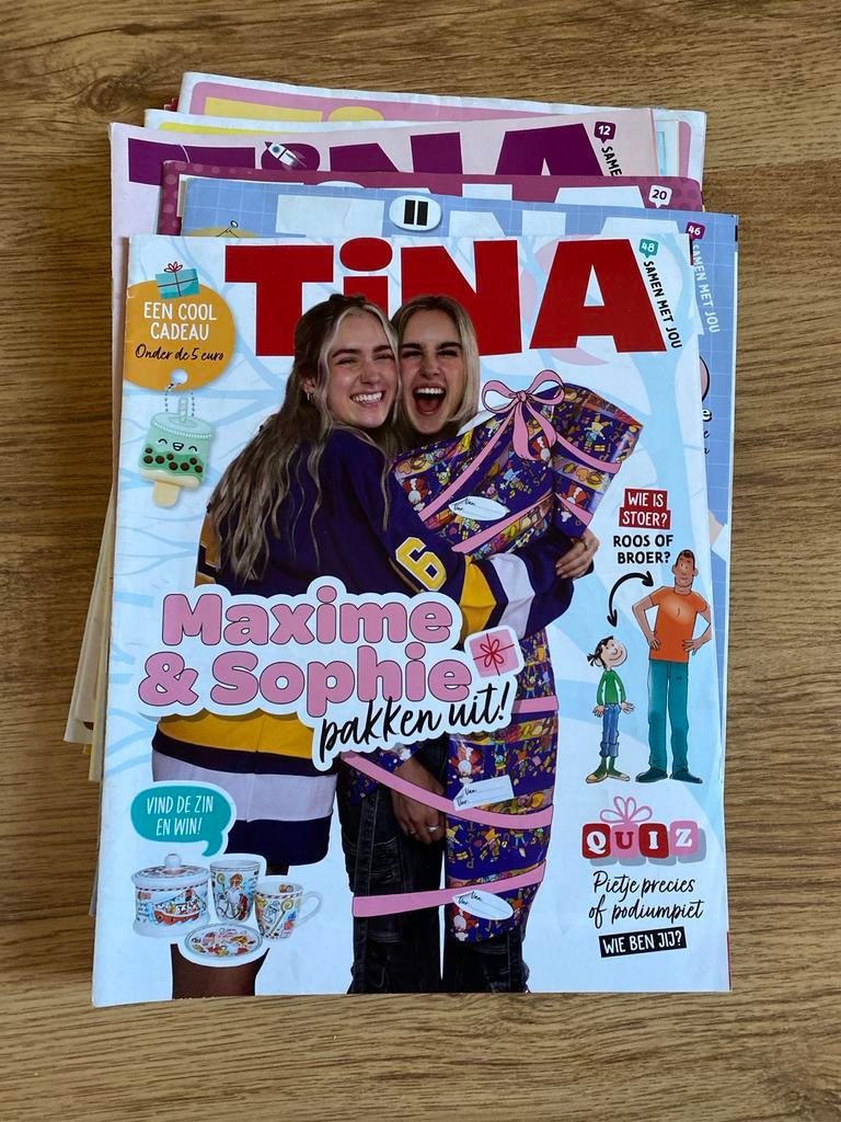 11 verschillende tina’s iit verschillen jaren, Boeken, Tijdschriften en Kranten, Ophalen of Verzenden, Gelezen, Overige typen