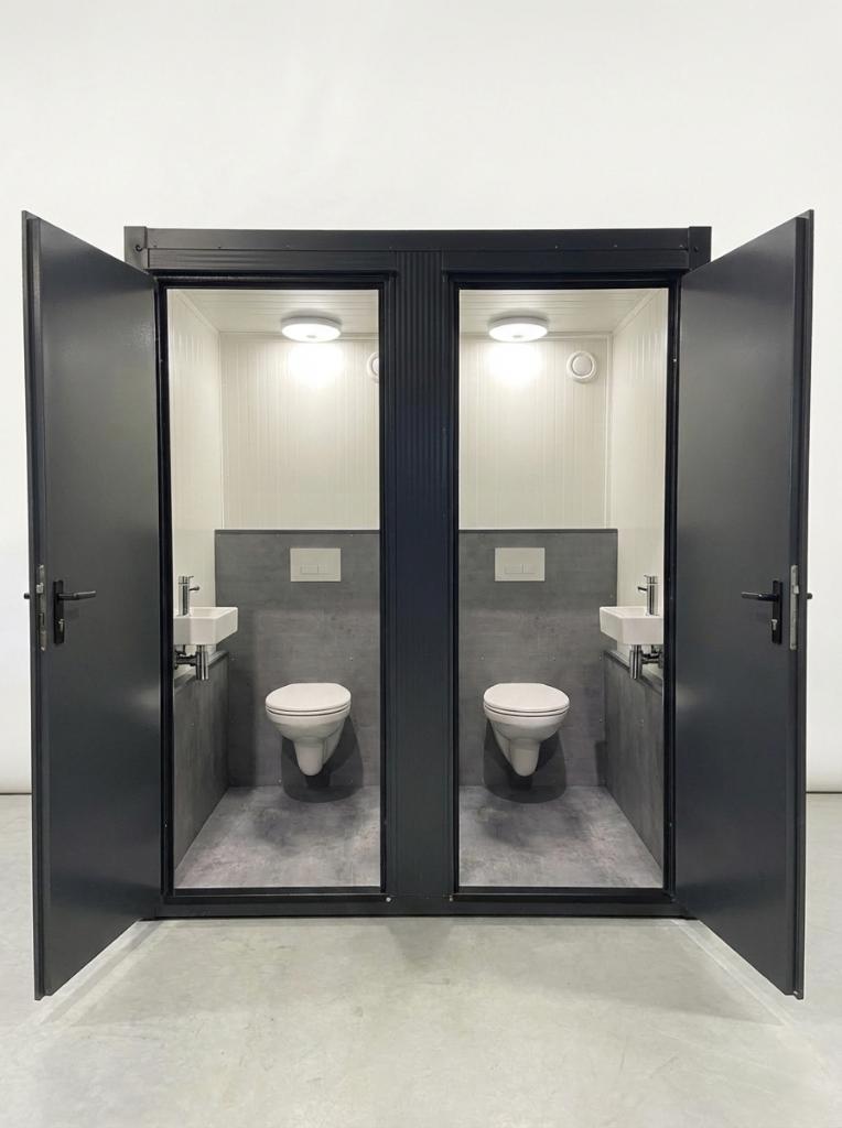 Dubbele toilet unit met hangtoilet en fontein plug en play, Ophalen of Verzenden, Nieuw, Toilet