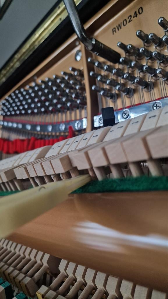 Pianostemmer regio Zuid-Holland, Muziek en Instrumenten, Piano's, Ophalen, Gebruikt, Bruin, Piano