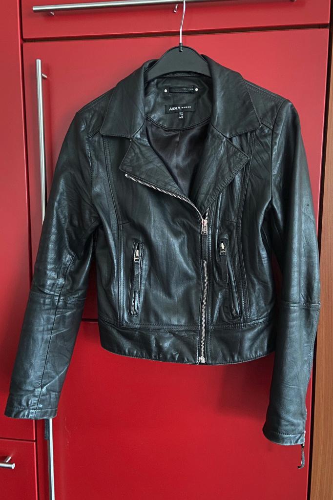 ARMA leren damesjack, Maat 38/40 (M), Zwart, Arma, Ophalen of Verzenden