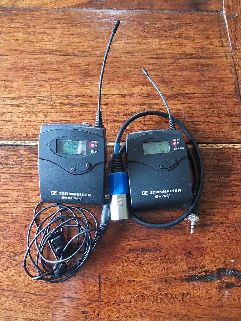 Sennheiser EW 100 G3 + EW 300 IEM G3 - Compleet, Muziek en Instrumenten, Microfoons, Ophalen of Verzenden, Zo goed als nieuw, Overige typen