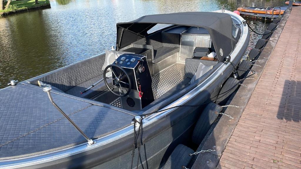 Van Vossen  777 Sloep  Aluminium, 6 meter of meer, Aluminium, Zo goed als nieuw, Snelvarend