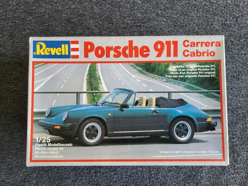 Porsche 911 Carrera Cabrio van Revell, Hobby en Vrije tijd, Modelbouw | Auto's en Voertuigen, Nieuw, Auto, Groter dan 1:32, Revell