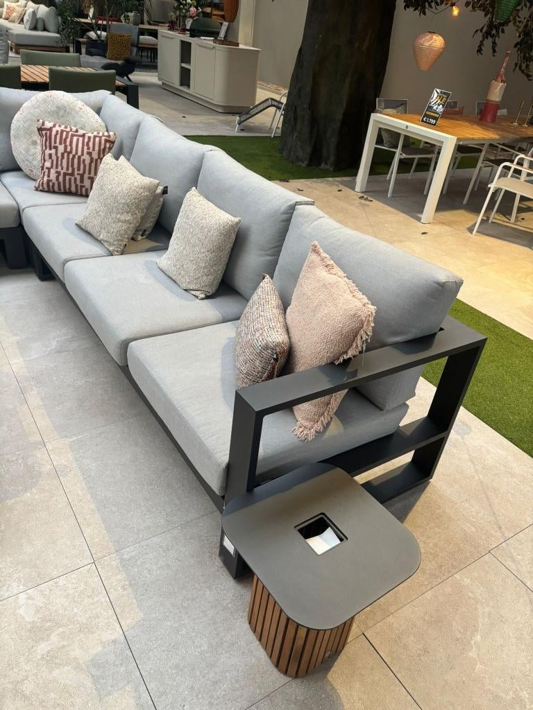 Loungeset Savona | Suns | Showroommodel, Tuin en Terras, Tuinsets en Loungesets, Ophalen, 6 zitplaatsen, Bank, Aluminium