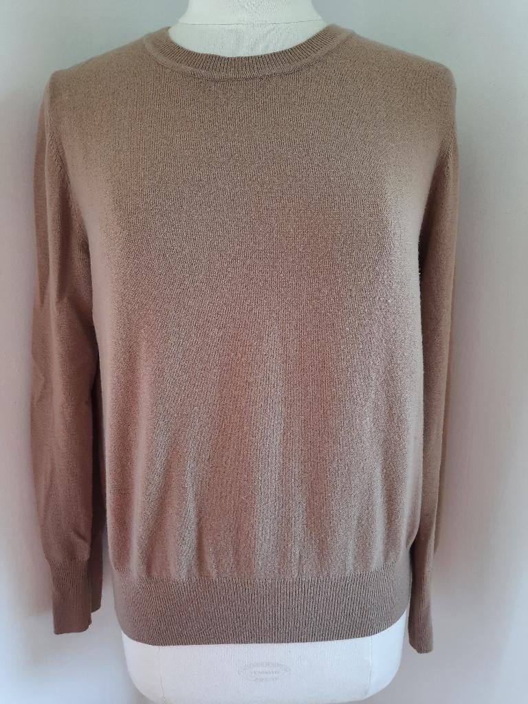 H&M trui Wool Blend bruin wol maat S, Maat 52/54 (L), Bruin, Ophalen of Verzenden, Zo goed als nieuw