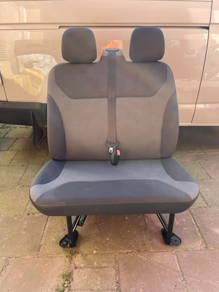 Renault Trafic Opel Vivaro Bijrijdersbank Bank Zetel Zwart, Auto-onderdelen, Interieur en Bekleding, Opel, Renault, Ophalen