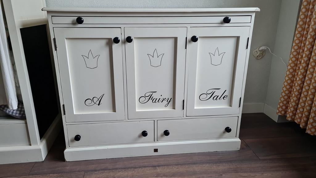 Riviera Maison Commode & Hangkast met Plank, Huis en Inrichting, Kasten | Kledingkasten, Ophalen, Gebruikt, 25 tot 50 cm, Minder dan 100 cm