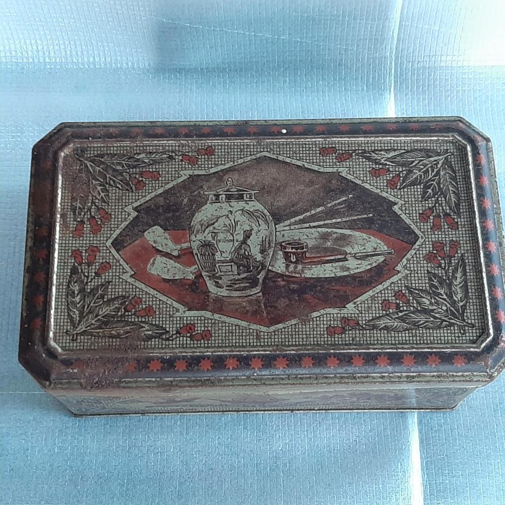 Vintage tabaksblik van Niemeijer’s Roode Ster, Ophalen, Gebruikt, Tabaksdoos of Verpakking