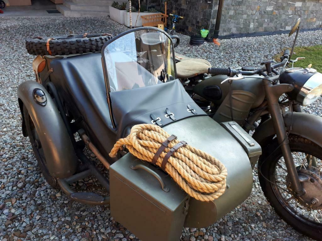 URAL DNEPR BMW Zijspan Windscherm Leer Kunstleer CanvasNIEUW, Motoren, Onderdelen | Oldtimers, Verzenden, Nieuw