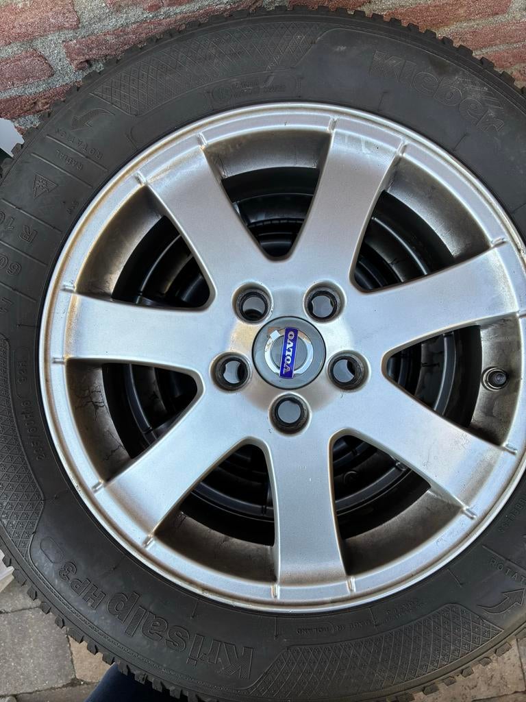 Winterbanden op Aluminium Velg - Set van 4, Ophalen, Gebruikt, 16 inch, Banden en Velgen
