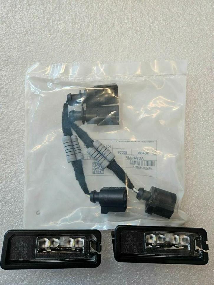 VW Golf Polo LED Kenteken Verlichting Origineel Nieuw, Volkswagen, Volkswagen AG, Nieuw, Ophalen of Verzenden