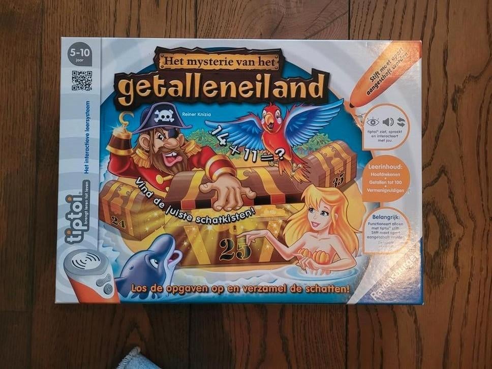 Tiptoi set: Atlas, Getalleneiland, Mijn lichaam en pen!, Ophalen of Verzenden, Zo goed als nieuw, Taal en Lezen, Met geluid