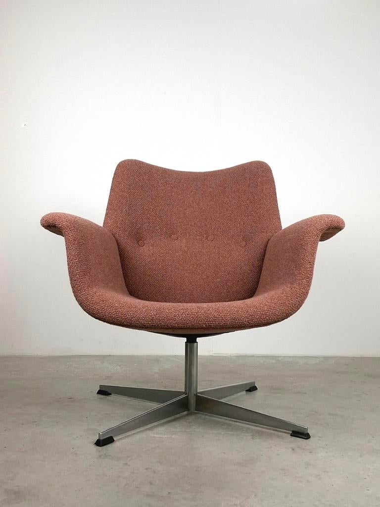 Topform Tulip fauteuil | Vintage 60's | nieuwe stof de Ploeg, Ophalen, -, -, Mid- Century, vintage design jaren 50 60 70
