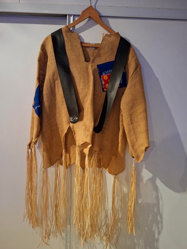 Vogelverschrikker verkleedset, Carnaval, Maat 46/48 (XL) of groter, Ophalen of Verzenden, Zo goed als nieuw