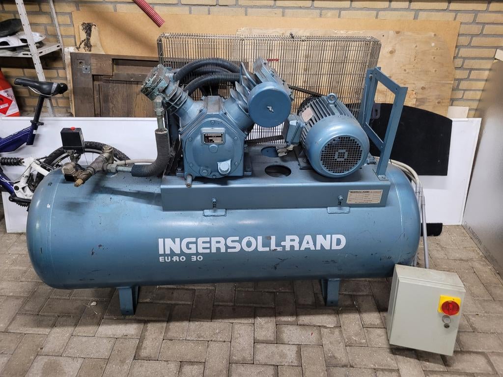 Ingersoll Rand EURO 30 Compressor, Gebruikt, Ophalen of Verzenden, 200 tot 400 liter/min, Mobiel