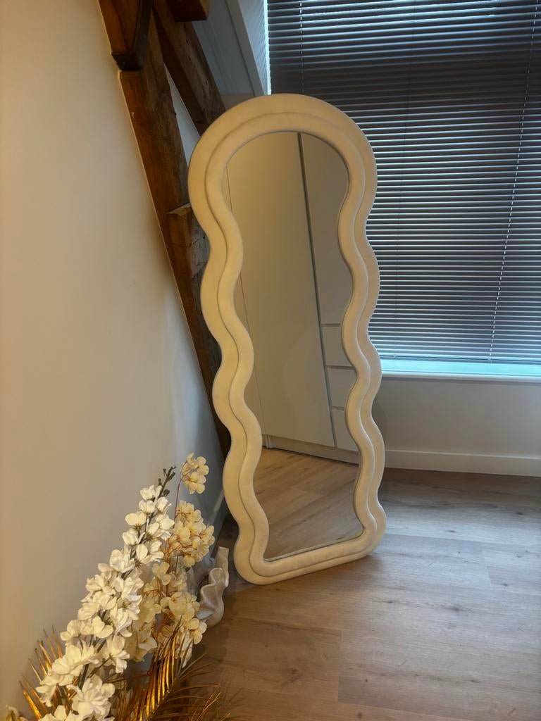 Off White Teddy Spiegel - Nieuw, Ophalen, Nieuw, Overige vormen, 150 tot 200 cm
