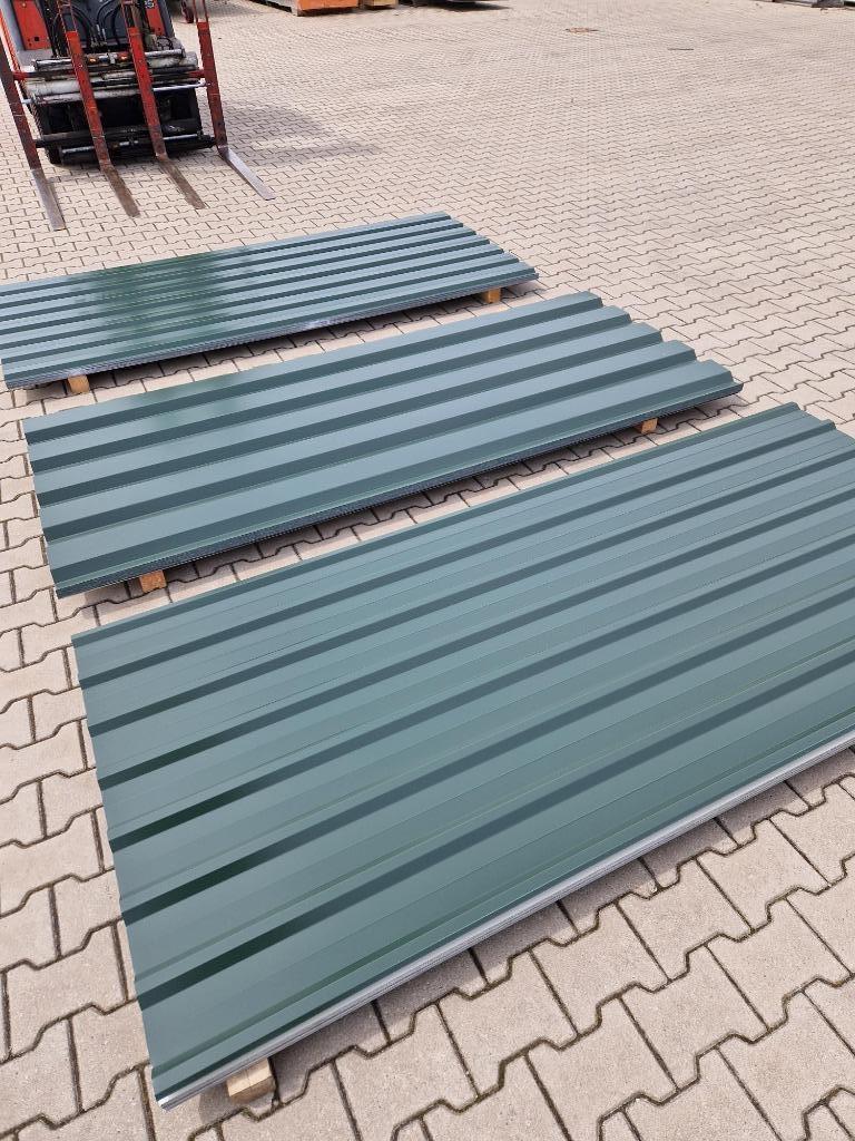 Damwandplaten Dakprofielplaten RAL6009 groen polyester nieuw, Doe-het-zelf en Verbouw, Platen en Panelen, Ophalen, Nieuw, Overige materialen