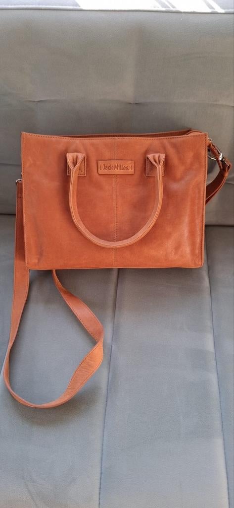 Jack Miles handtas, Sieraden, Tassen en Uiterlijk, Tassen | Damestassen, Ophalen of Verzenden, Nieuw, Bruin, Handtas