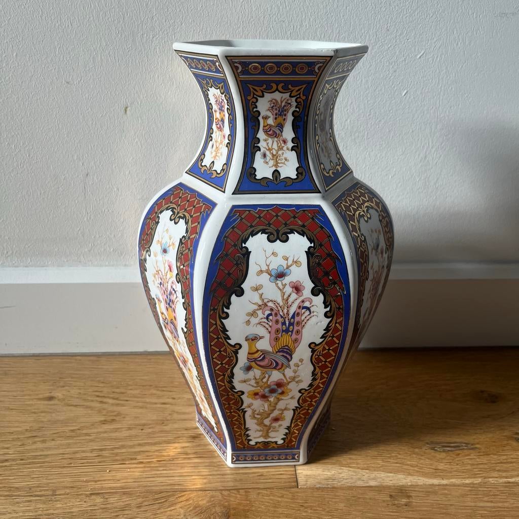 Vintage B&G Vaas kasteelvaas, Ophalen of Verzenden