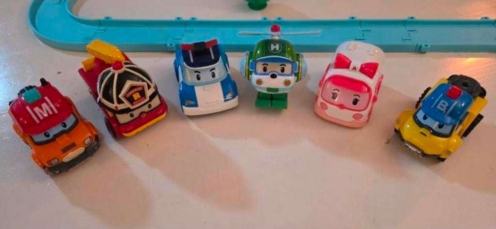 Robocar Poli Transformatie Figuren, Verzenden, Gebruikt