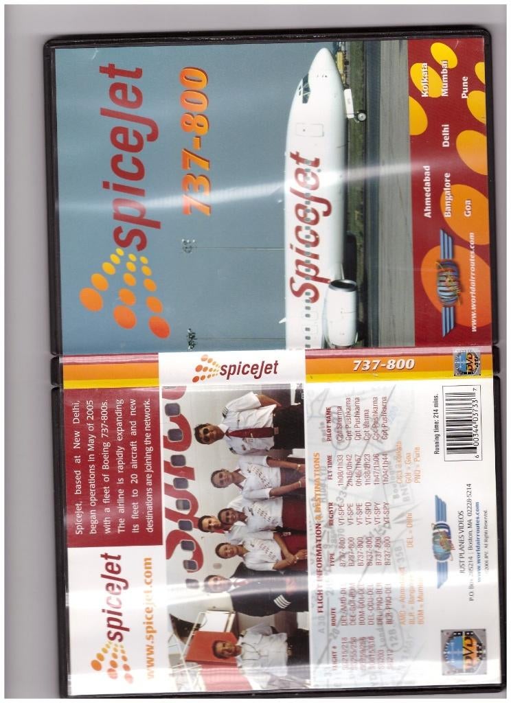 dvd spicejet, Verzamelen, Ophalen of Verzenden, Gebruikt, Kaart, Foto of Prent
