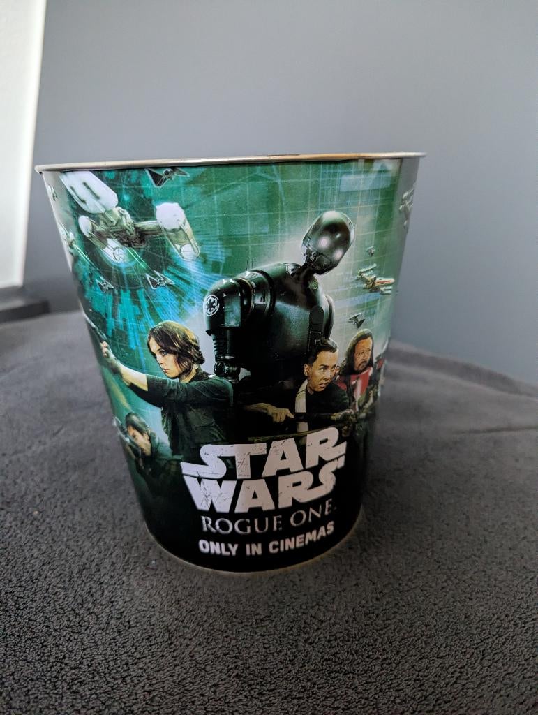 Star wars, limited edition popcorn buckets, Ophalen, Zo goed als nieuw, Film, Gebruiksvoorwerp