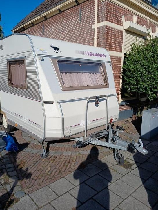 Caravan Dethleff Rondo moet weg inprijsverlaagt, Rondzit, 750 - 1000 kg, Particulier, Luifel